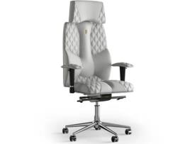 Cadeira de Escritório Ergonómica KULIK SYSTEM Business Stitching PU Couro (Branco -130x50x50cm)