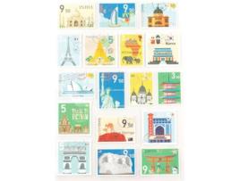 Conjunto 51 Adesivos GRAINE CRÉATIVE Sellos