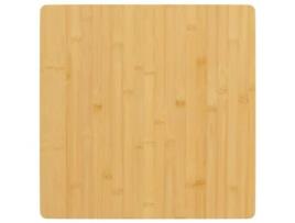 Tampo de Mesa 60X60X4 Cm Bambu VIDAXL