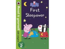 Livro peppa pig first sleepover read it you de ladybird,peppa pig (inglês)