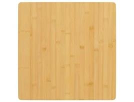 Tampo de Mesa 40X40X2,5 Cm Bambu VIDAXL