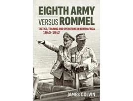 Livro eighth army versus rommel de james colvin (inglês)