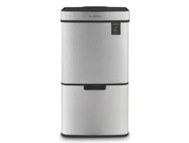 Caixote Do Lixo LES COLLECTORS 69L de Aço Inoxidável