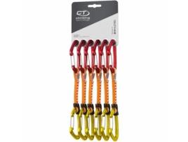 Conjunto de 6 Ganchos Rápidos de Alpinismo CLIMBING TECHNOLOGY Fly-Weight Evo Mix
