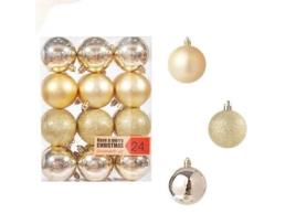 Enfeites de Bola de Natal de 6 Cm Decoração de Árvore de Natal
