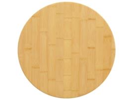 Tampo de Mesa Ø40X4 Cm Bambu VIDAXL