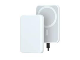 Powerbank Magnético 5000Mah para Apple Iphone 14 Pro Cinza