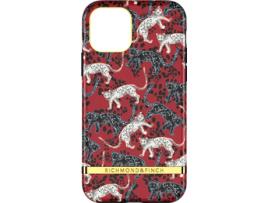 Capa para Iphone Leopardo Vermelho  11 Pro