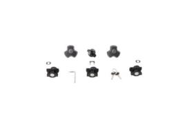 Kit de Fechadura Rígida para Mala de Moto com 3 Fechaduras 1 Kit de Fechadura 2 Dispositivos Antirroubo SW-MOTECH Trax