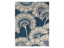 Tapete de Sala FLORAL OYSTER Azul 250x350