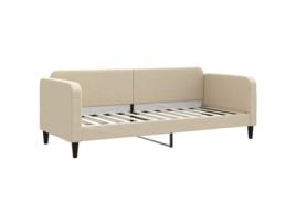 Sofá Cama VIDAXL Tecido Bege (80x200 cm)