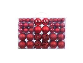 100 Pcs Bolas de Natal Enfeite Decoração de Árvore de Natal