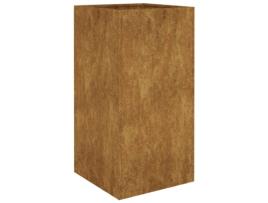 Vaso-Floreira 40X40X80 cm Aço Corten VIDAXL