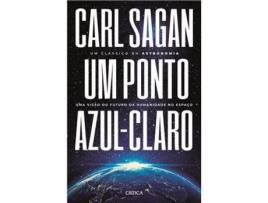Livro Um Ponto Azul-claro de Carl Sagan ( Português )