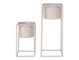 Conjunto de 2 Vasos de Aço para Flores HOUSE NORDIC Marla