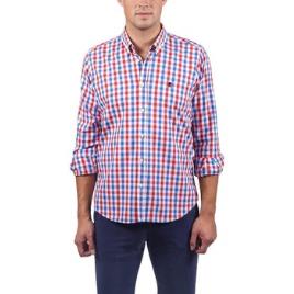 Camisas mangas comprida -  Vermelho Disponível em tamanho para homem. EU S,EU M,EU L,EU XL.Homem > Roupas > Camisas mangas compridas