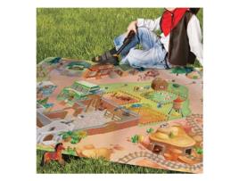 Tapete HOUSE OF KIDS (100 x 140 - Poliéster - Multicor)