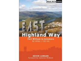 Livro the east highland way de kevin langan (inglês)