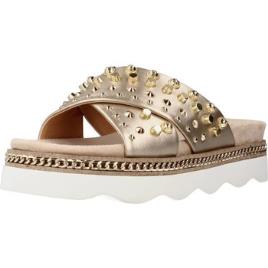 Sandálias V21BL7102  Ouro Disponível em tamanho para senhora. 36,37,38,40,41.Mulher > Calçasdos > Sandálias e rasteirinhas