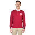 Oxford University  Polos mangas compridas - queens-polo-ml  Vermelho Disponível em tamanho para homem. EU S,EU M,EU L.Homem > Roupas > Pólos mangas compridas