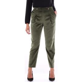 Pt Torino  Calças finas / Sarouels PG95VSABZ00STD  Verde Disponível em tamanho para senhora. IT 38,IT 40.Mulher > Roupas > Calças   
