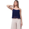 Tops / Blusas 4083  Azul Disponível em tamanho para senhora. EU S,EU M.Mulher > Roupas > Blusas