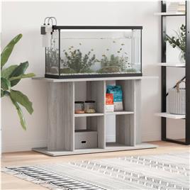 vidaXL Suporte de aquário 100x40x60 cm deriv. de madeira cinza sonoma