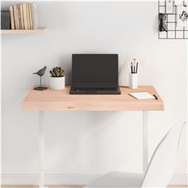 vidaXL Tampo de mesa 80x60x6 cm carvalho maciço não tratado