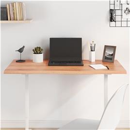vidaXL Tampo de mesa 100x40x2 cm carvalho tratado castanho-claro