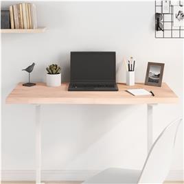 vidaXL Tampo de mesa 100x50x4 cm carvalho maciço não tratado