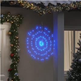 vidaXL Iluminações estrelares p/ Natal 140 luzes LED 2 pcs 17 cm azul
