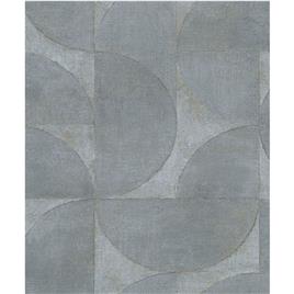 Noordwand Papel de parede Vintage Deluxe Graphic Circle Look cinzento