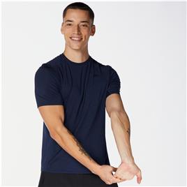 T-shirt Running Reebok - Azul - T-shirt Homem tamanho XL