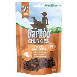 Barkoo Chunkies Sticks recheados para cães - Vaca e batata-doce 3 x 100 g