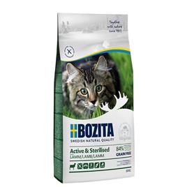Bozita Grainfree Active & Sterilised com cordeiro ração para gatos - Pack económico: 2 x 10 kg