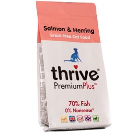 Thrive PremiumPlus salmão e arenque ração para gatos - Pack económico: 2 x 1,5 kg