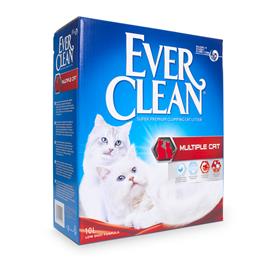 Ever Clean® Multiple areia aglomerante para gatos - Pack económico: 2 x 10 l