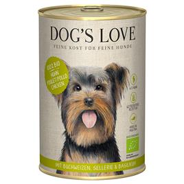 Dog's Love Bio 6 x 400 g comida húmida biológica para cães - Frango biológico