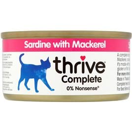 Thrive Complete 6 x 75 g - Sardinhas e cavala