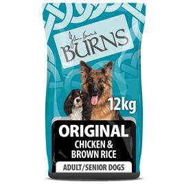 Burns Adult Original & Senior frango e arroz integral - Pack económico: 2 x 12 kg