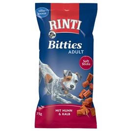 Rinti Bitties Adult snacks para cães - 75 g frango e vitela