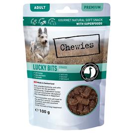 Chewies Lucky Bits Adult snacks para cães - Avestruz 100 g