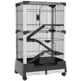Gaiola para Animais Pequenos com Rodas 114x75x50 cm