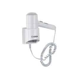 Secador Cabelo Parede 2 Velocidades Branco 1200W 18X9.5X20cm