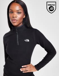 The North Face Glacier 1/4 Zip Top - Black, Black