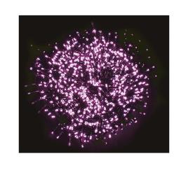 Guirlanda Led Multifunções Lilás 144 l