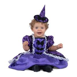 Fato de bruxa de Versalhes roxo para menina e bebé