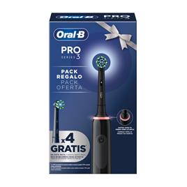 Pack oferta Pro Series 3 Escova de dentes elétrica + 4 refis