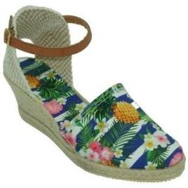 Alpargatas Sandalia de piel de mujer by TROPPA (R.ST)  Azul Disponível em tamanho para senhora. 36,37,38,39,40,41,35.Mulher > Calçasdos > Espadrilhas