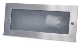 Projector Muro Aluminio E27 IP54 p/ Encastrar - GSC
